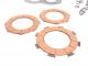 Clutch friction plate set -BGM ORIGINAL type 7 springs (Vespa Rally200, PX200, T5 125cc)- 3 plates premium quality (incl. springs and steel plates)