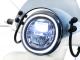 Headlight -MOTO NOSTRA- LED HighPower - GTS i.E. Super 125-300 - (-2018, fits also GT, GTS, GTL) - chromed reflector