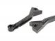 Pair of brake levers -BGM PRO Sport, short (130mm)- Vespa GT, GTL, GTS 125-300 - black