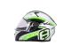 helmet Speeds Evolution III full face white, black, green - size XS (53-54cm)
