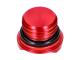 Oil filler plug VOCA V2 CNC red for Minarelli AM, Generic, KSR-Moto, Keeway, Motobi, Ride, 1E40MA, 1E40MB
