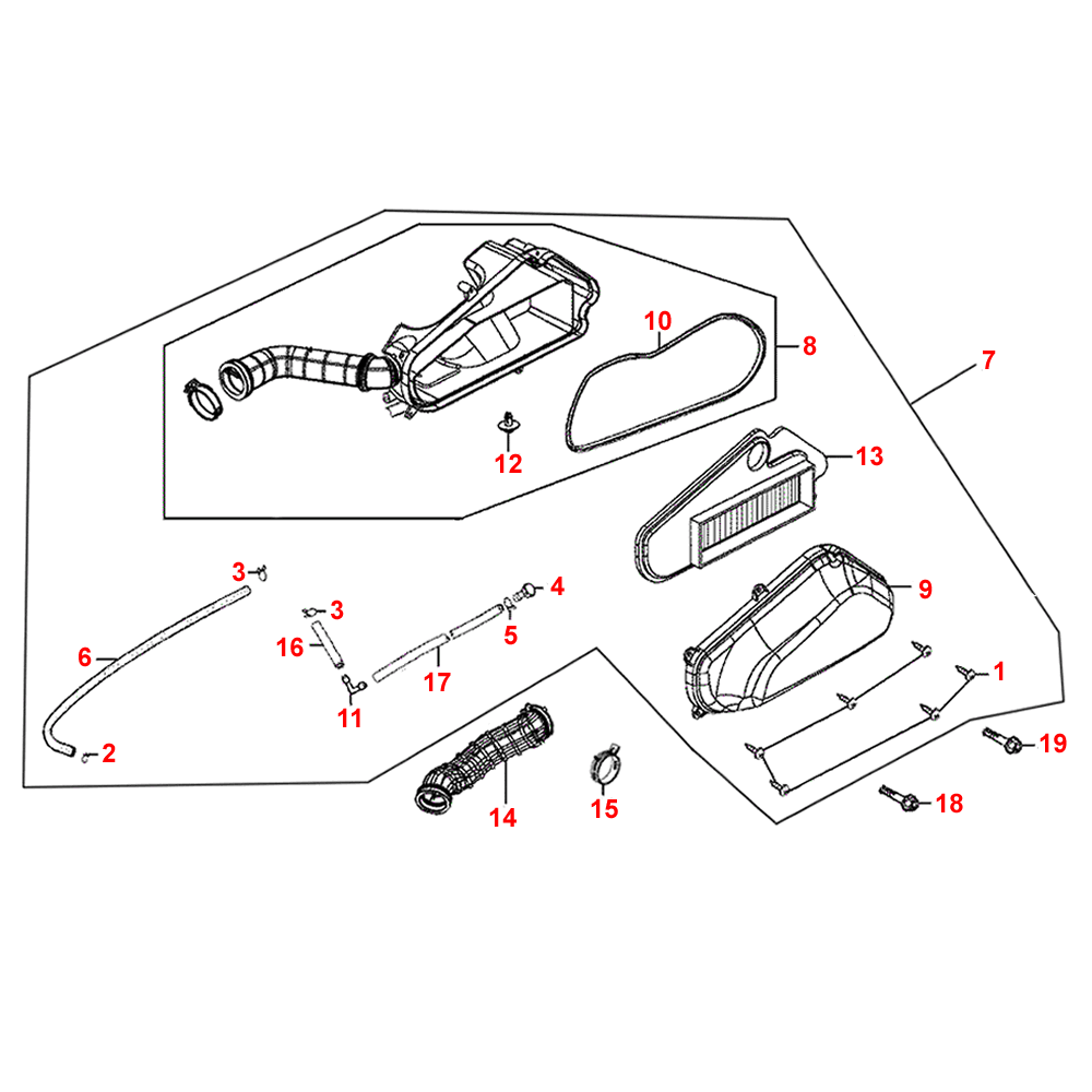 F13 airfilter & airbox