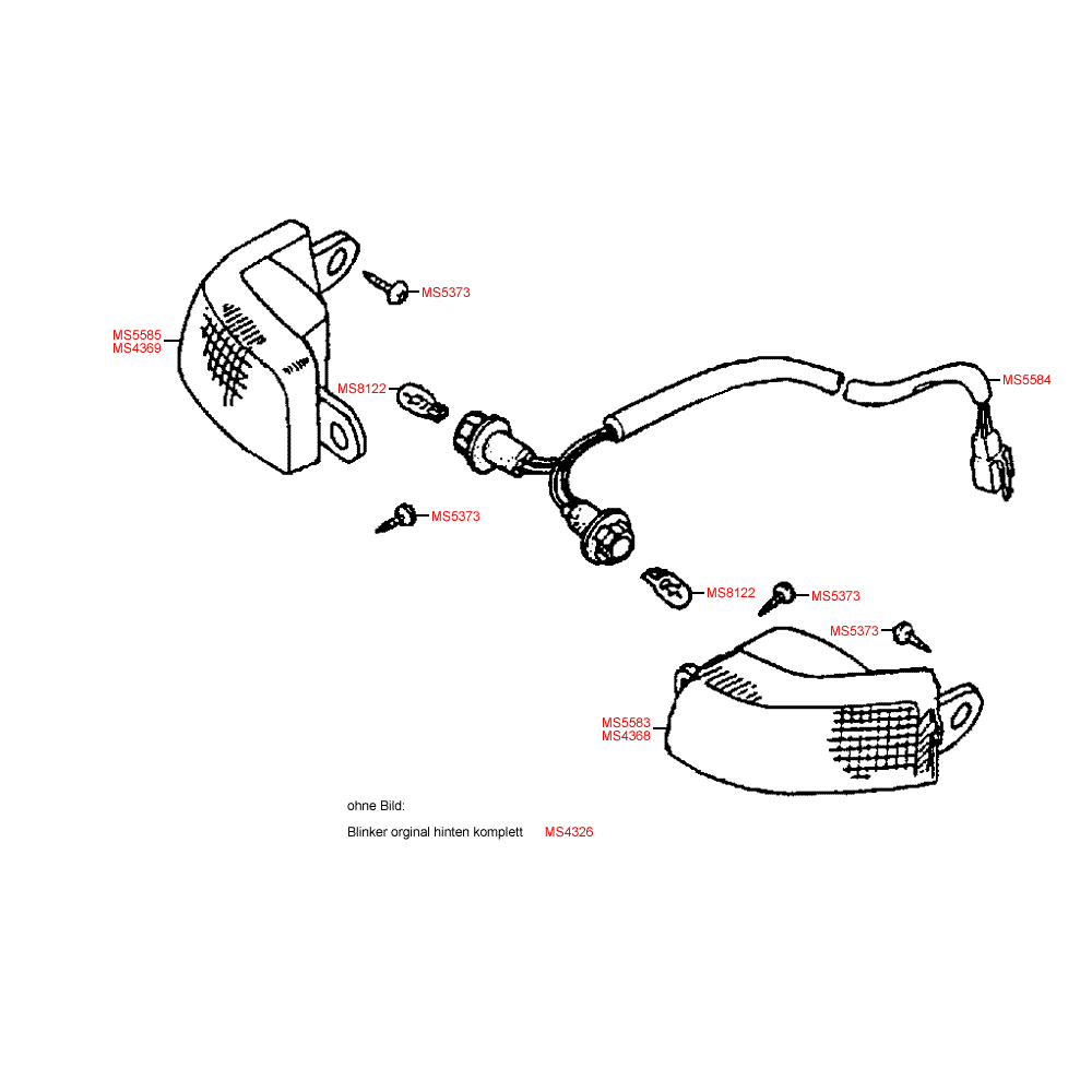 F20 indicator in rear