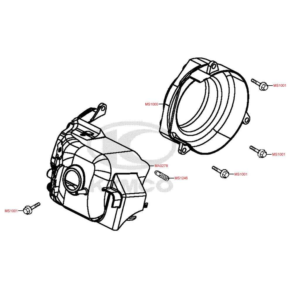 E01 fan / cylinder cover