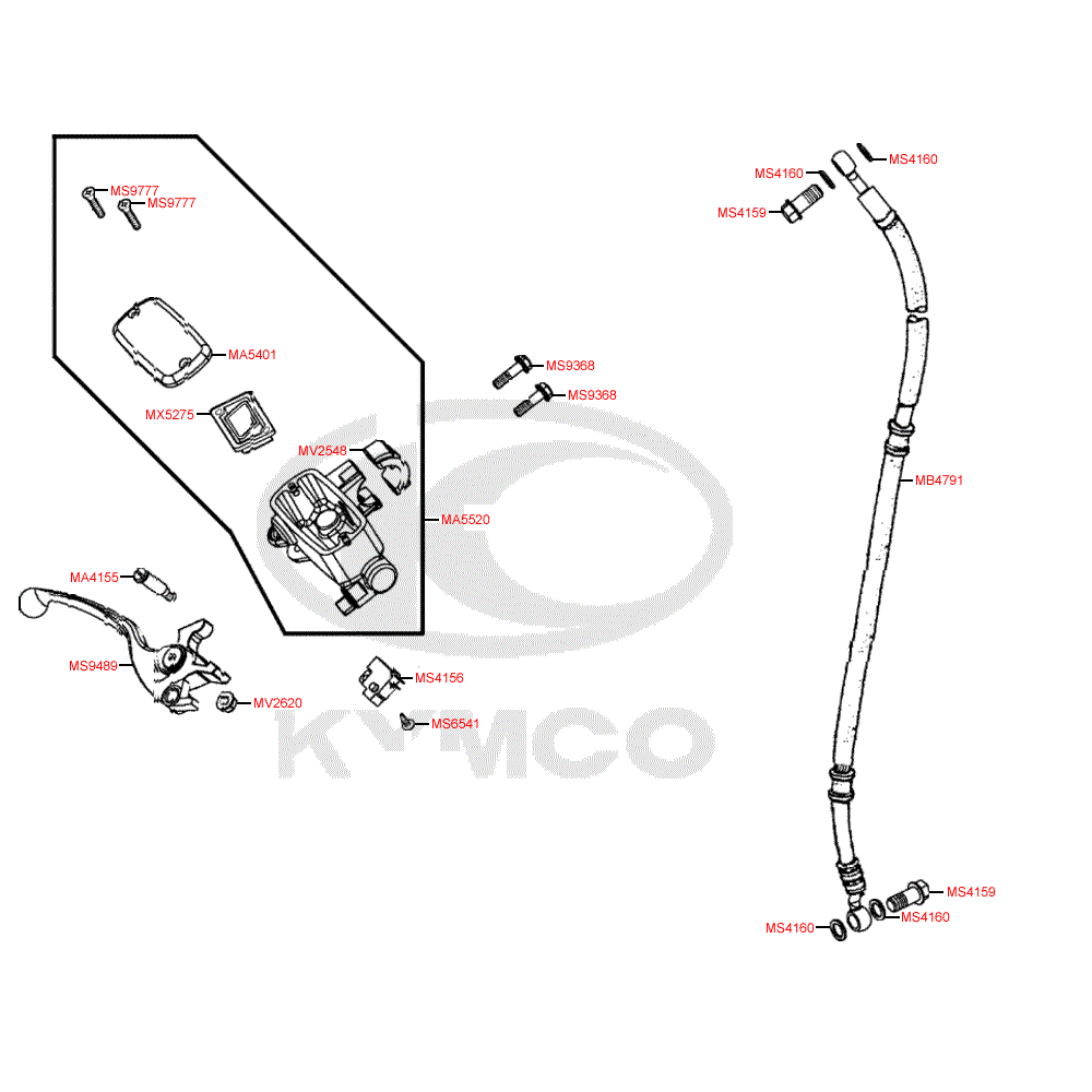 F04 front brake reservoir