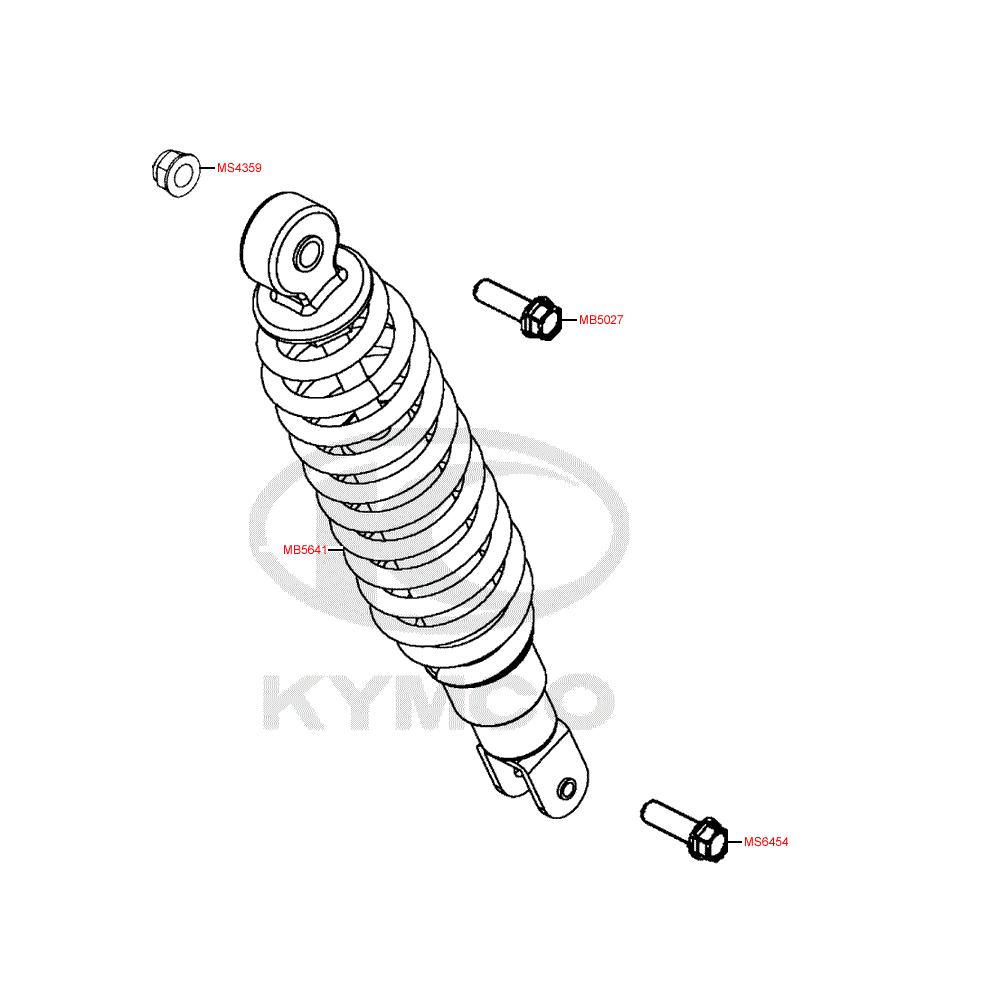 F17 rear shock absorber