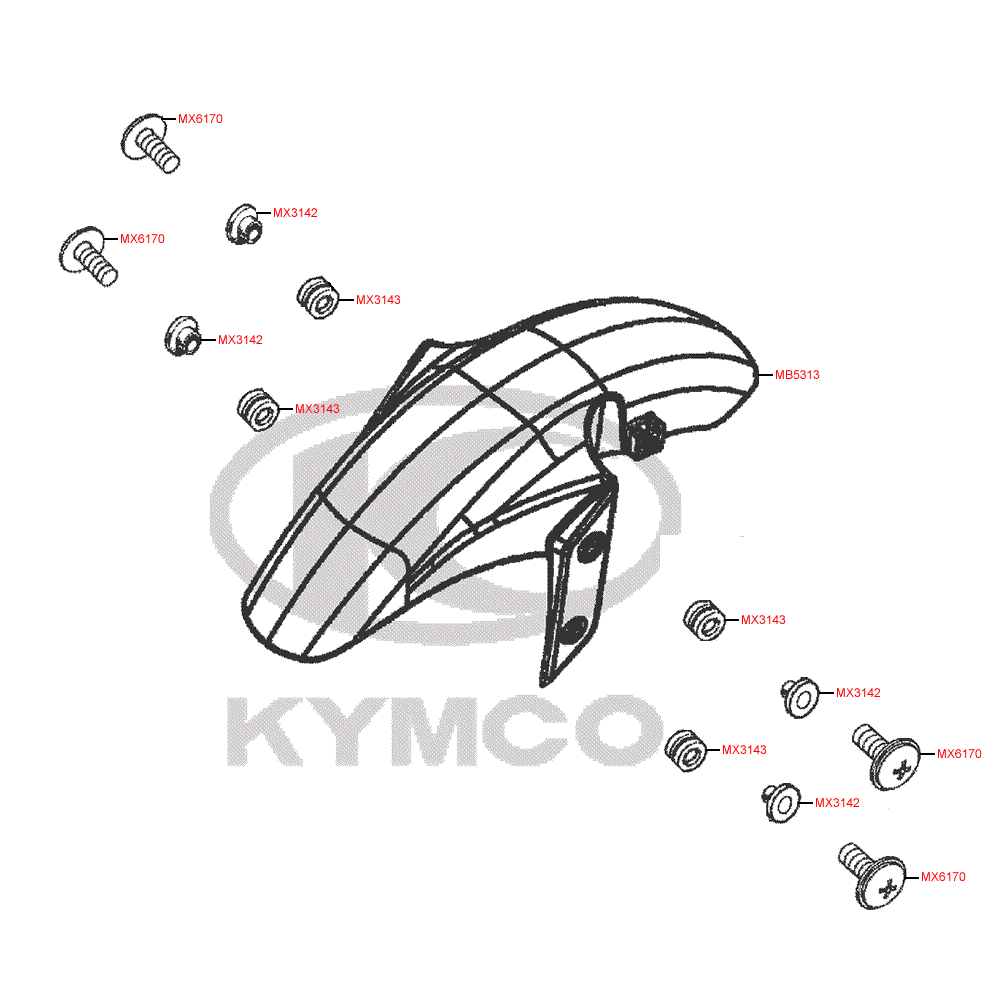 F07 front fender